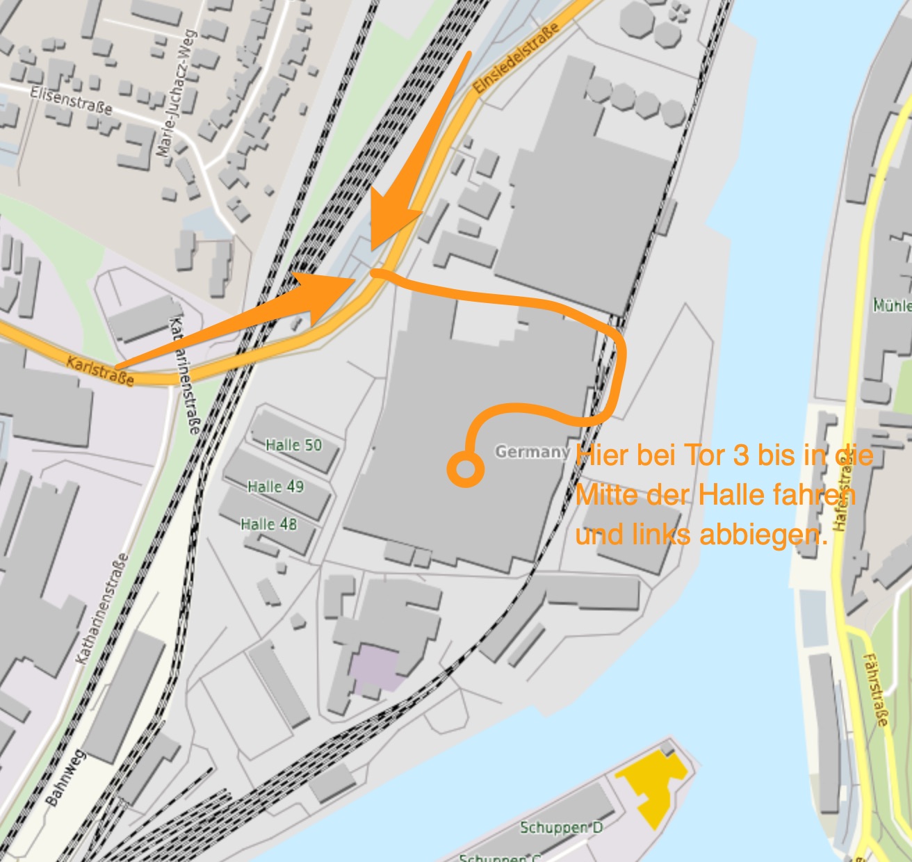 Anfahrt-Weg